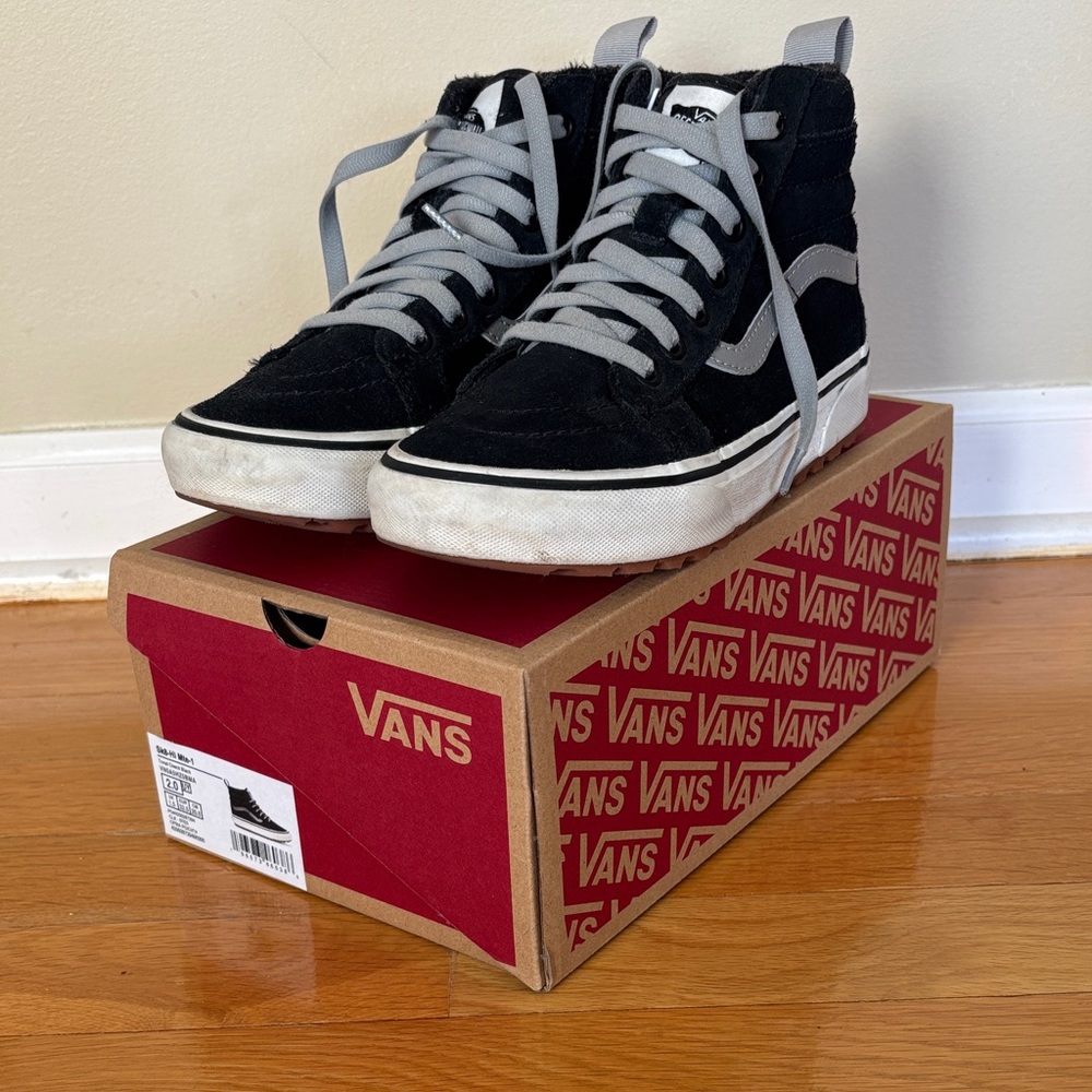 Vans Sk8-Hi MTE-1 Tonal Check Black - Youth Size 2.0
